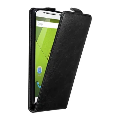 Immagine prodotto di Custodia Cadorabo per Motorola MOTO X PLAY Cover protettiva in nero Custodia Flip per telefono cellulare Custodia Cover