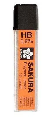Produktbild von Sakura Vulpotlood Vulling 0.9 Mm Hb Polymeer Vullingen