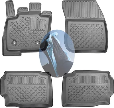 Produktbild von Z518152 TPE-Gummifußmatten kompatibel mit  Ford Mondeo  5 Turnier Kombi 5-türer 2014-
