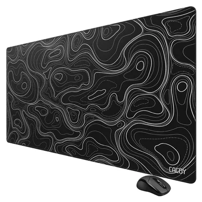 Produktbild von Gaming Mauspad XXL 1200x600mm Schwarz Topografisch