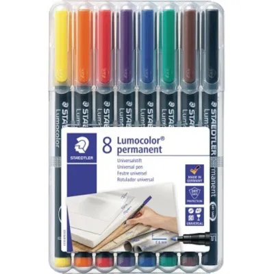 Produktbild von STAEDTLER Folienstift Lumocolor F perm 8St