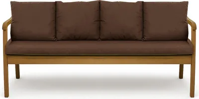 Obrázok produktu pre Vankúše na záhradnú lavicu Hnedý| Sedák 170x60x7 + operadlo 4x 56x50cm| vankúš na záhradnú hojdačku| Podušky na záhradného nábytku pre 4 osoby