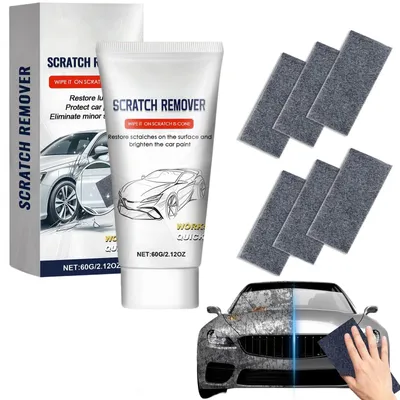 Productafbeelding van Auto Krassen Reparatie Kit met Nano Doekjes en Polijstpasta