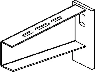 Produktbild von Niedax Wandausleger KTAS 800