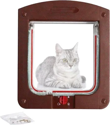 Obrázek produktu pro Dvířka pro kočky 24 x 20 x 3 cm s magnetickým uzávěrem