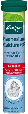 Obrázek produktu pro Kneipp Magnesium+Calcium šumivé tablety 20 kapslí