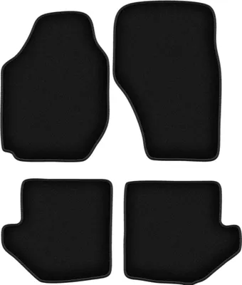 Produktbild von Wielganizator Velours-Autoteppiche – passend für Toyota RAV4 I (SUV, Bj. 1994-2000) –  schwarz, passgenau, mit Befestigungen set 4 Stk.