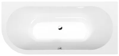 Zdjęcie produktu dla Wanny Polysan - Wanna asymetryczna VIVA R 185, 1850x800x470 mm, prawa, biała 72129