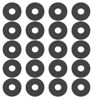 Produktbild von 100 flache Gummiringe, 19,5 x 6,7 x 1,5 mm, Dichtungsring, schwarz