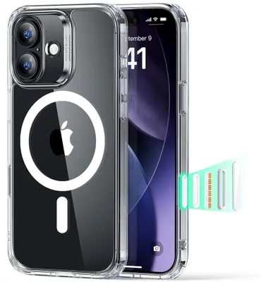 Produktbild von ESR - Classic Hybrid HaloLock Schutzhülle für iPhone 17 – transparent