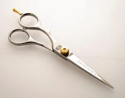 Produktbild von Friseurschere und Effilierschere für Linkshänder, 14 cm, mit Etui