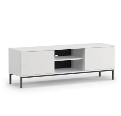 Image de AX LIVING Buffet TV Queba QT05 - Largeur 150cm Design moderne Blanc