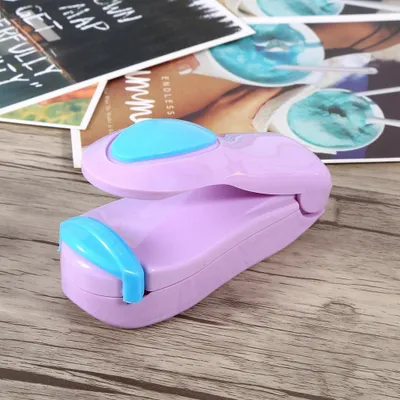 Obrázek produktu pro Praktický přístroj na uzavírání potravin, mini, přenosný přístroj na tepelné uzavírání, fialový