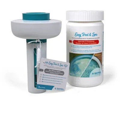 Produktbild von BAYROL Easy Pool & Spa Chlortabs 5 Funktionen + Dosierschwimmer