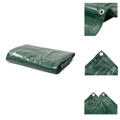 Produktbild von vidaXL Abdeckplane 650 g/m² 1,5 x 6 m Grün -  Planen