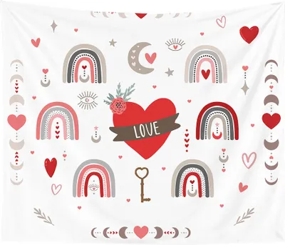 Image de Home Tapis arc-en-ciel, Tapis boho, Tapisserie, Décoration, Tapisserie Pour Chambre, Salon, Chambre D'enfant (200 cm x 150 cm,Couleur 6)