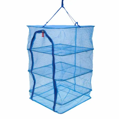 Obrázok produktu pre 40 * 40 * 65 cm štvorvrstvový sieťový odkapávač na zavesenie byliniek, sušiaca sieť