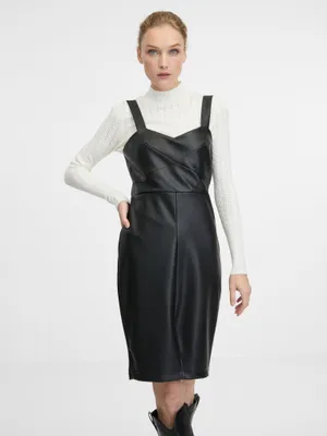 Produktbild von Orsay Schwarzes knielanges Etuikleid für Damen 1000884A00877__34