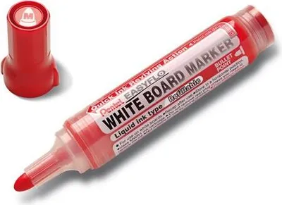 Obrázek produktu pro Popisovač na bílé tabule Pentel Easyflo, červený