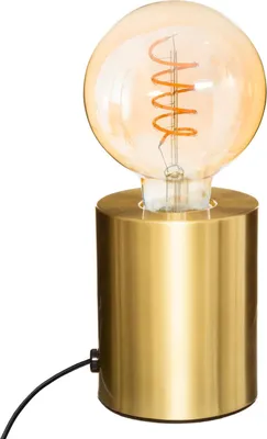 Productafbeelding van Atmosphera tafellamp Saba - metaal - goud - hoogte 10 cm - leeslamp