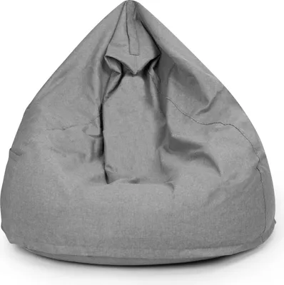Obrázok produktu pre Beanbag XXL s vankúšom na sedenie stoličky Podlahový vankúš na hry a do prírody Vhodný pre tínedžerov a dospelých 350 L - svetlosivý
