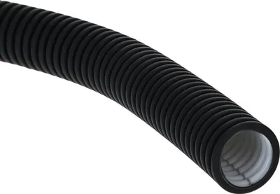 Productafbeelding van 100 meter Kalitec elektrowelrohr, 320 N, NW 20, AD 20,0 mm, ID 14,1 mm, zwart. Vlamvertragend, slagvast, drukbestendig. Geschikt voor binnen-, buiten-, en ondergrondse installaties, evenals voor gebruik in beton. Kabelbescherming en leidingvoersysteem