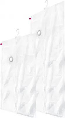 Produktbild von Compactor RAN3253, Weiche Kleidungsaufbewahrungstasche, Transparent, Nylon, Polyethylen, Reißverschluss, 7 cm