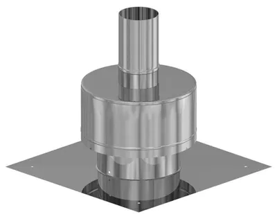 Produktbild von ALMEVA Kaminabschluss Starr Edelstahl System DN200 (ESTAS0)