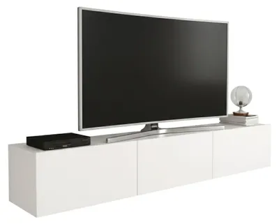 Immagine prodotto di Barzago - Mobile Porta tv, 180x32x30h cm Bianco, un Ripiano