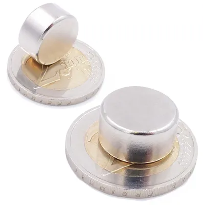 Immagine prodotto di Potenti magneti al neodimio 15x8 mm N52 per bacheche, lavagne bianche, foto, frigoriferi