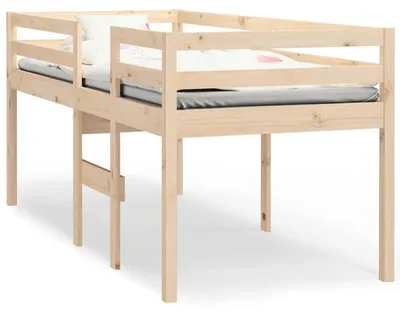 Produktbild von vidaXL Hochbett 80x200 cm Massivholz Kiefer