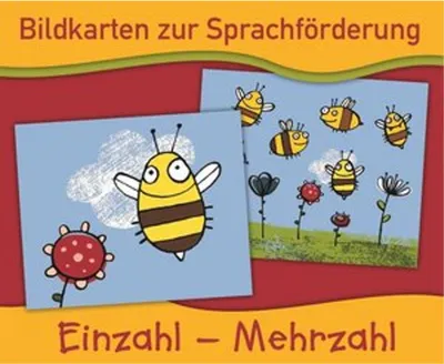 Produktbild von Bildkarten zur Sprachförderung: Einzahl - Mehrzahl