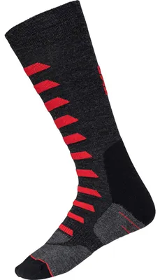 Obrázok produktu pre iXS ponožky Merino 365, sivé/červené, veľkosť 39/41