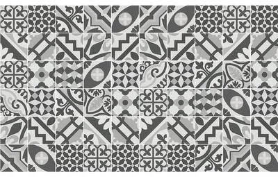 Immagine prodotto di Adesivi decorativi per mobili – 60 adesivi Carithina effetto piastrelle in cemento – 60 adesivi 10 x 10 cm