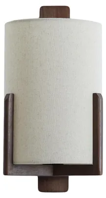 Image de Light & Living - applique murale - Litto - marron - bois - E27 - 3128743
