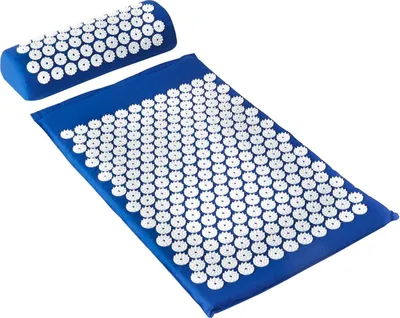 Obrázok produktu pre Akupresúrna podložka a akupresúrny vankúš – modrá