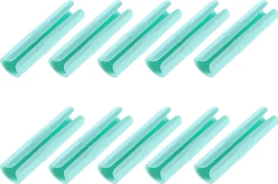 Produktbild von 10pcs Bettlaken Reparatur Clip Grippers Befestigungsstifte Kleiderstifte Coverlet Halter-Blau