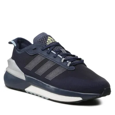 A single Adidas running shoe is shown from a three-quarter side view against a plain white background.