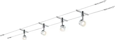 Produktbild von Paulmann Wire System Stage 4x5W Weiß/Chrom 230/12V 30VA Metall/Glas