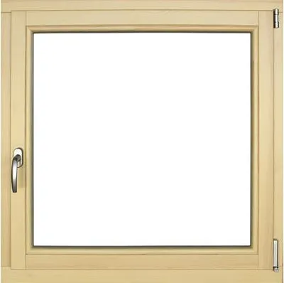 Produktbild von Holzfenster Kiefer lackiert 1000x1000 mm DIN Rechts