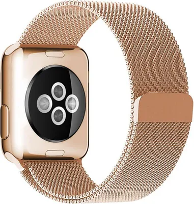Image de Eternico Elegance Milanese pro Apple Watch 42mm / 44mm / 45mm / Ultra 49mm or rose