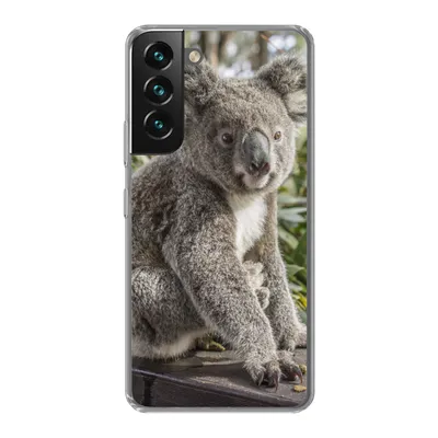 Produktbild von MuchoWow® Handyhülle Schutzhülle Hülle für Samsung Galaxy S22 Koala - Regal - Pflanzen - Kinder - Jungen - Mädchen Silikon Softcase Handy Hülle - Mobiltelefonhülle