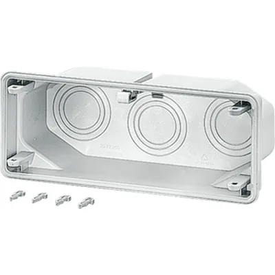 Produktbild von Gustav Hensel Mi FM 63 Anbauflansch m.Kabelrangierraum 3xM40/50/63