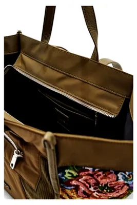 Produktbild von Desigual Atrevido Shopping Bag Dark Kaki