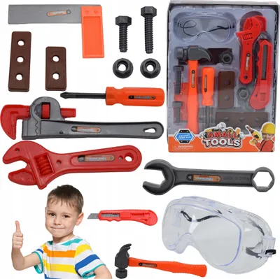 Immagine prodotto di Lolex | Set di attrezzi - 350 G - Set di attrezzi per bambini - Da 3 anni - 7 X 22 X 31 Cm