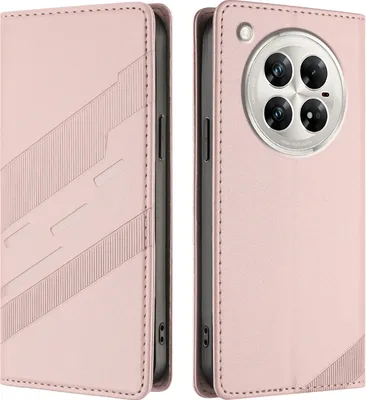 Produktbild von Hülle für Infinix Zero 40 4G / Zero 40 5G, Kunstleder Brieftaschen Handyhülle mit Kartenfach und Standfunktion Pink