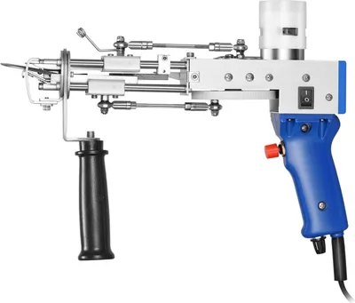 Obrázok produktu pre Tufting Gun Blue – Elektrická tuftovacia pištoľ – Štartovací set pre začiatočníkov – Výroba kobercov – Pre textílie a koberce – 70 W