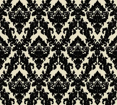 Produktbild von Architects Paper Barocktapete Castello Tapete mit Ornamenten Vliestapete mit Echtflock schwarz creme 10,05 m x 0,52 m