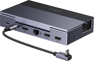 Produktbild von Ugreen CM800 6-IN-1 USB-C DOCKING STATION, Andocken, 100 W, Grau