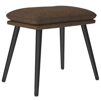Image de Repose-pied Marron 45x29,5x35 cm Tissu